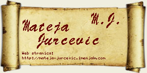 Mateja Jurčević vizit kartica